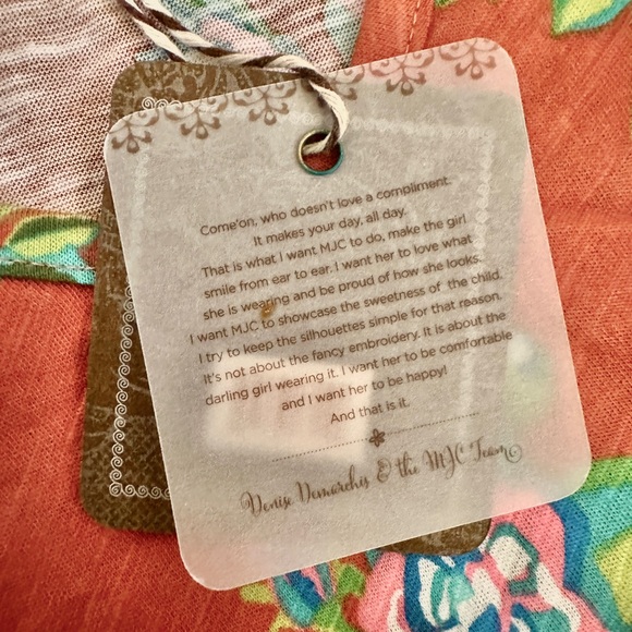 NWT Matilda Jane Tiered Dress Floral Women’s XS Look Frills Smocked Orange Boho - Picture 8 of 9